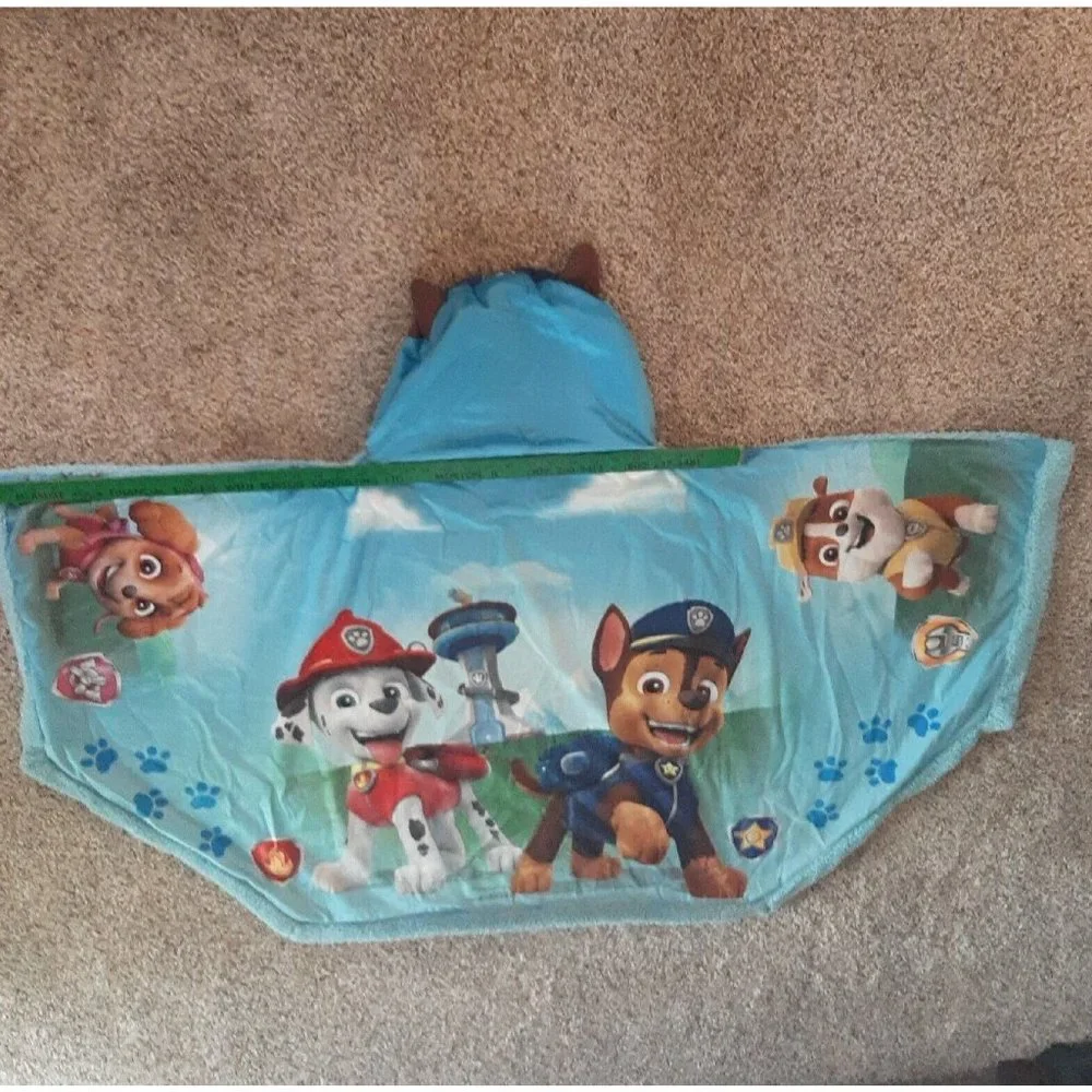 Kids Terry Hooded Towel Blanket Paw Patrol